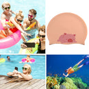 Soft Swimming Cap Silicone Girls Waterproof Sports Adults Antiskid Swim Pool