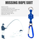 Magnetic Net Release for Fly Fishing Magnet Clip Holder with Lanyard Carabi