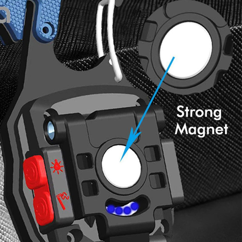 3 Gears Key Lights Portable Cob Work Lights Waterproof for Traveling (Blue)