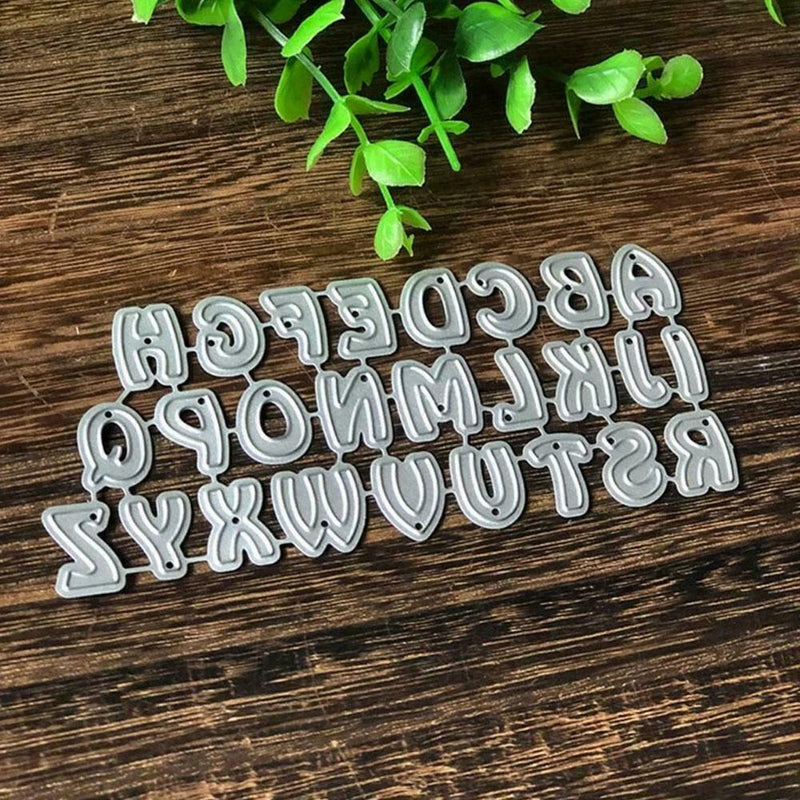 Letter Metal Cutting Dies Scrapbooking Embossing Stencil R5 Card Craft J9K F8F2
