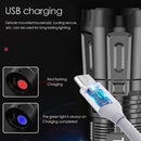 Handheld Portable Led Flashlight Built in Battery Lighting Powerful Flashlight