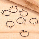 20x Carp Fishing Maggot Clips Earthworm Clip Hair Rig Worm Holder Fishing Tackle