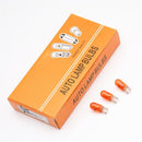 50pcs 50Pcs Lamp Capless 12V 5W Car Light Bulbs 501 T10 W5W Amber Orange LED