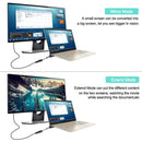 Display Port Female HDTV Laptop Converter USB Powered HDMI to DP Cable Adapter