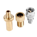 Bike Bicycle Presta to Schrader Valve Adapters+ Presta Valve Extension Newly