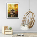 5D Diamond Painting Kit DIY Supporting Couple Full Round Drill Wall Picture
