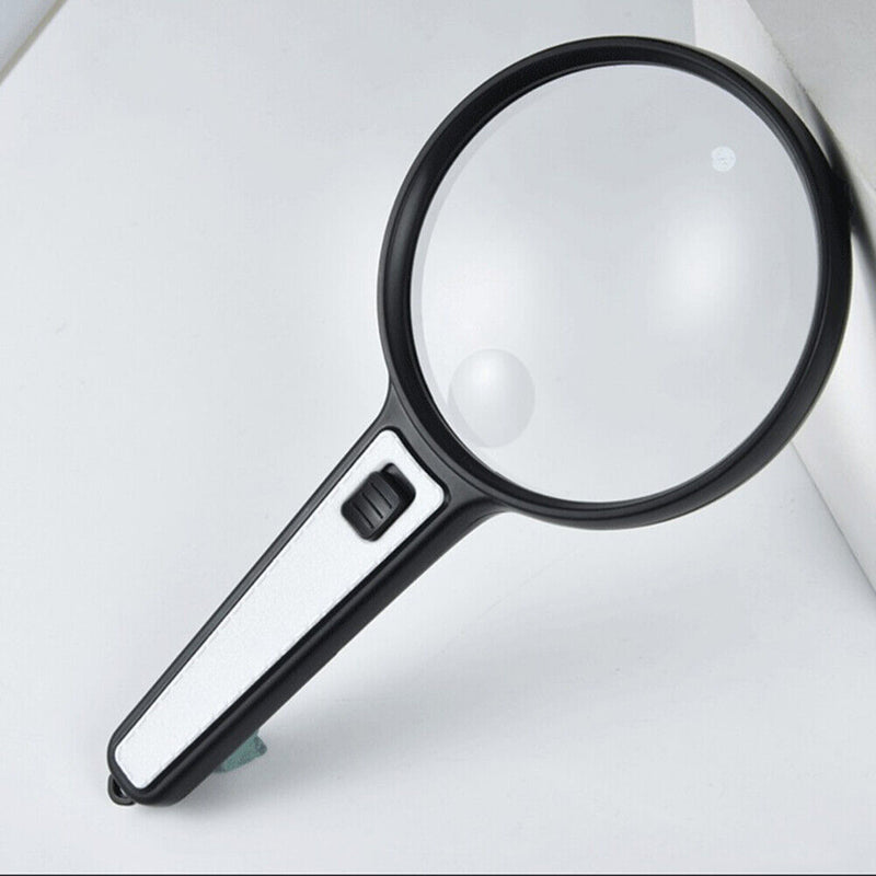 10X 20X Handheld Magnifying Glass Magnifier Glass Lens for Jewelry Inspection
