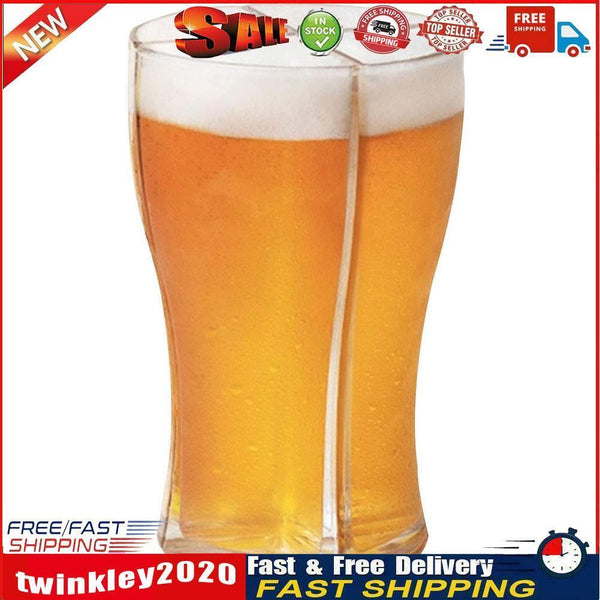 4pcs Creative Acrylic Liquor Divider Liquor Dispenser Glass for Party (A) Newly