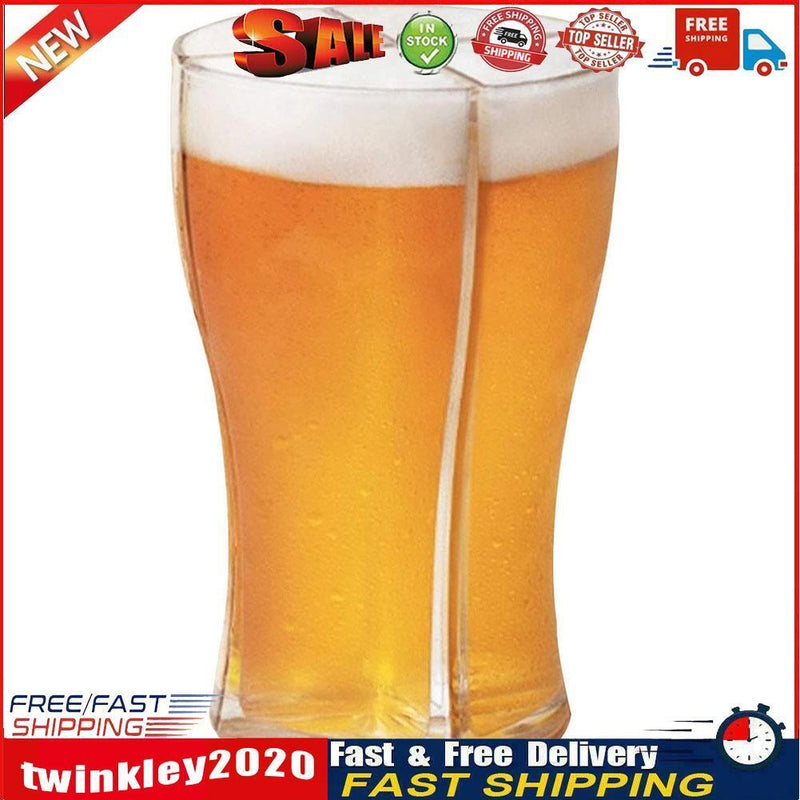 4pcs Creative Acrylic Liquor Divider Liquor Dispenser Glass for Party (A) Newly