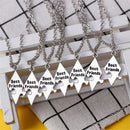 Charm Puzzle Piece Best Friend Necklace Stitching Bff Friendship Necklace