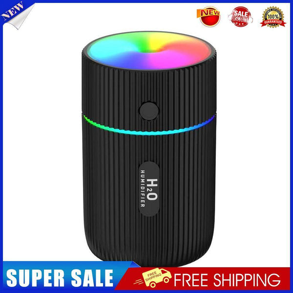 Portable Colorful Mini USB Car Humidifier Mist Maker Air Purifier (Black)