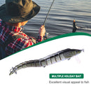 23cm 46g Simulation Fishing Lures Artificial Wobbler 13 Segments Bait (B) Newly