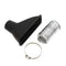 Carbon Fiber Look Car Car Front Bumper Turbo Air Intake Pipe Air Funnel Kit