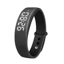 Sports Smart Wristband Pedometer Sleeping Monitor Fitness Bracelet (Black)-