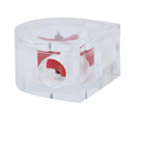 1pc Acrylic Semicircle Waterproof Seal 2 Feet Away Indicator Flow Open