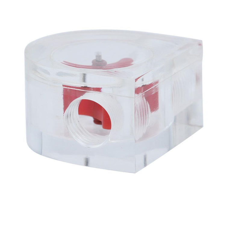 1pc Acrylic Semicircle Waterproof Seal 2 Feet Away Indicator Flow Open