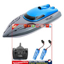 20km/h Waterproof RC Boat 2.4GHz High Speed Racing Ship for Kids (Blue D) Newly