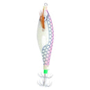 Luminous Artificial Jigs Fishing Lures Cuttlefish Catcher Tackle (Pink White)