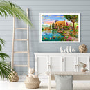 Country House Farmhouse Daily Diamond Painting Kits Full Round Drill Wall Decor