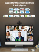 2MP HD USB Computer Web Camera Video Conference Meeting Live Broadcast Webcam