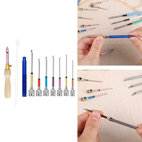 DIY Embroidery Stitch Poke Needle Punch Needle Tool Poking Cross Stitch Tools