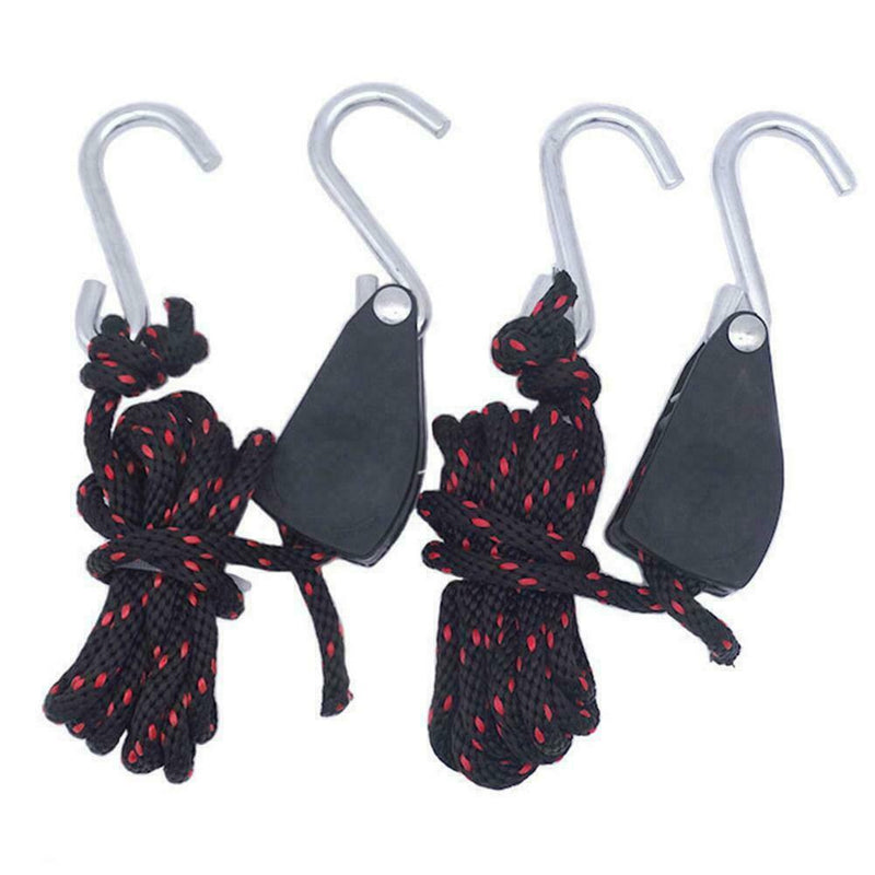 Kayak Canoe Bow Stern Tie Down Strap Adjustable Rope Hanger hook Tent Sling E6E5