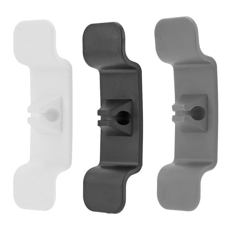 4pcs Kitchen Appliances Cable Holder Clip Management Cord Wrapper (Black)