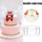 Acrylic Disks DIY Art Blank Board Tool Tray Stand Fillable Cake Topper Decor_