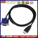 HDMI-compatible Male to VGA Male Transfer Wire HDTV Converter Adapter Aux Cable(