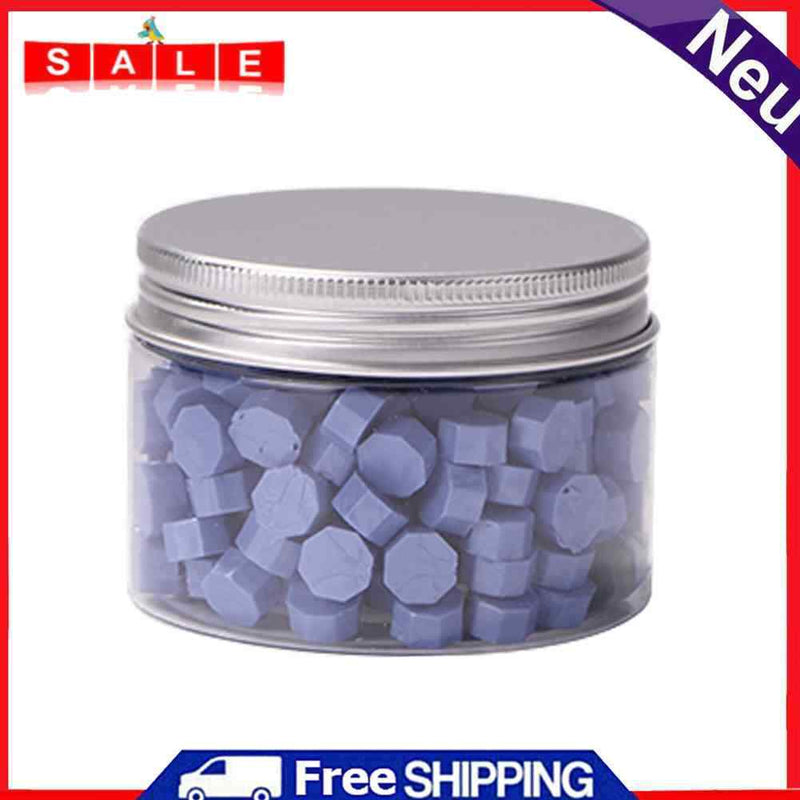 200pcs Blue Sealing Wax Beads Sealing Stamp Wax for Envelope Wedding Invitation