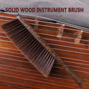 Guzheng Wood Chinese Zither Cleaning Tools Soft Bristles Piano Brush with Handle