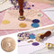 #A 25mm Sun Moon Stars Round Retro Seal Wax Seal Stamp Head Fire Paint for Weddi
