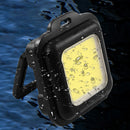 Mini Keychain Light 500LM COB LED Flashlight USB Outdoor Camping Fishing La