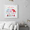Oil Paint Christmas Goblin Picture Wall Artwork Home Decor Unique Gift Craft