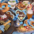 Oktoberfest Balloons German Beer Festival Decorating Set Insert Card Banner Flag