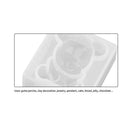 Geometric Bear Epoxy Silicone Molds DIY Making Jewelry Cute Crystal Bear Pe