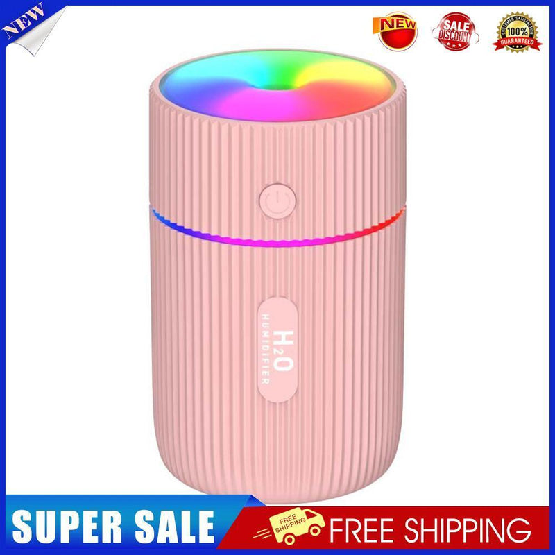Portable Colorful Mini USB Car Humidifier Mist Maker Air Purifier (Pink)