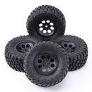4pcs 107mm Rim Tire Upgrade Parts Rc Rim Tyre for 1/10 Traxxas Slash Hsp Hpi