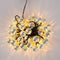 LED Solar String Light Hollow Moroccan Ball Lantern Garden Decor (Warm 7m)
