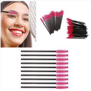 10pcs Disposable Eyelash Brushes Eye Applicator Makeup Mascara Wands(Pink)