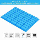 40-cavity Rectangle Soap Mold Cake Mold Silicone Mould 2021 Mold For Candy C0F3