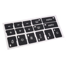 AC Climate Control Button Repair Decals Stickers For AUDI A4 B6 B7 2000-2004
