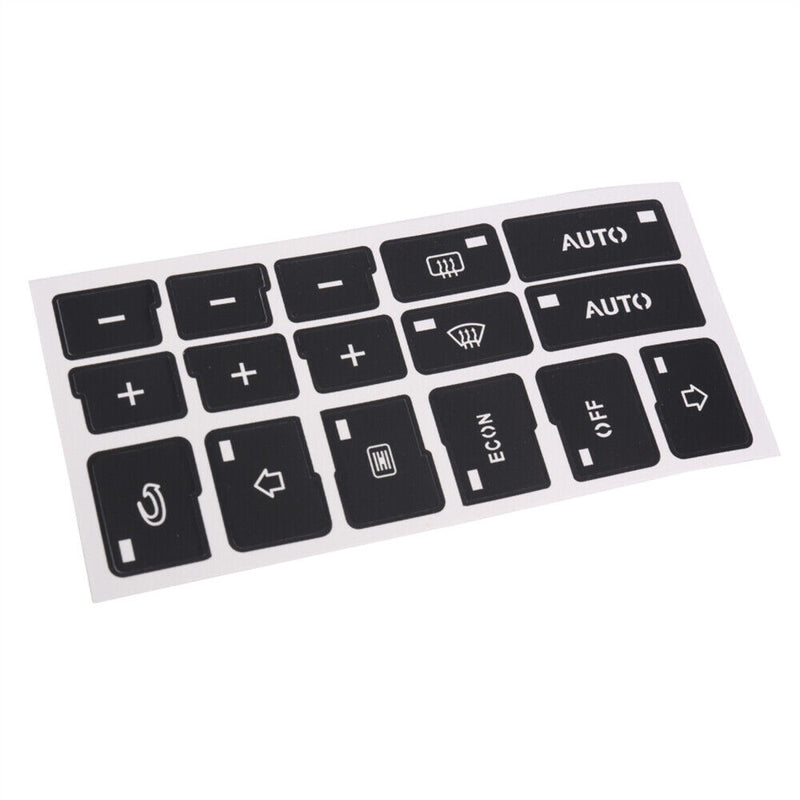 AC Climate Control Button Repair Decals Stickers For AUDI A4 B6 B7 2000-2004