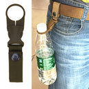 Portable Outdoor Hiking Nylon Webbing Bottle Holder Buckle Clip(Army Green)