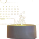 Acrylic Night Light Message Writing Board Home Bedroom Table Lamp (Round) Newly