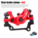 Bike Mechanic Disc Brake Caliper Brake Pad Rotors MTB Parts (Red Rear) Newly
