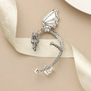 Punk Style Fashion Jewelry Ear Clip Cuff Earrings Dragon-Shaped Ear Studs