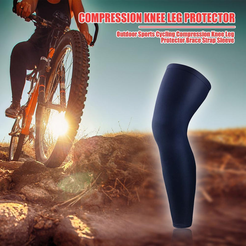 Men Women Outdoor Basketball Football Knee Protector Guard Leg Support Sleeve