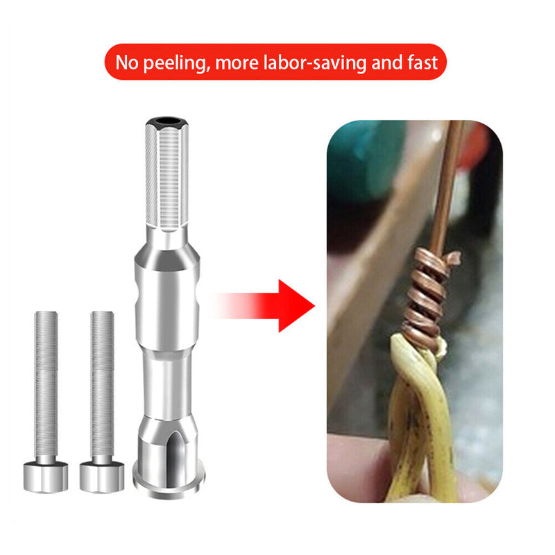 Electrical Twist Connector Cable Wire Stripper Automatic Stripping Doubling