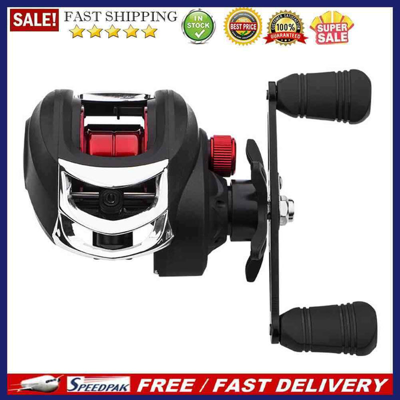 8kg Drag Strong Brake Low Profile Baitcasting Fishing Reel Metal Fishing Tack